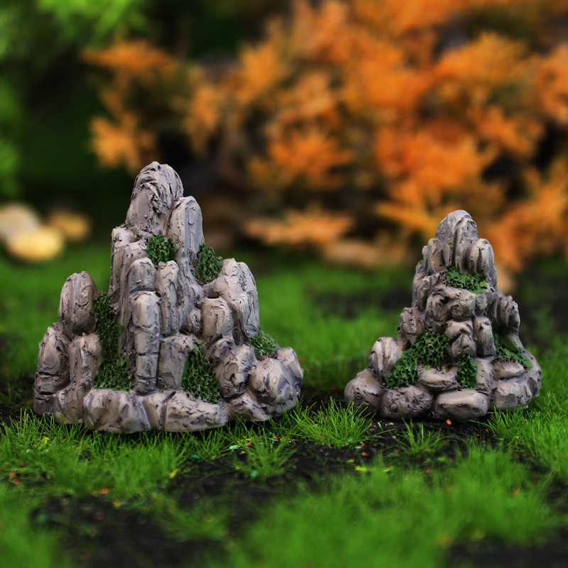 Aquarium Innovative Marine - Miniatur Gunung Mini batu palsu, ornamen