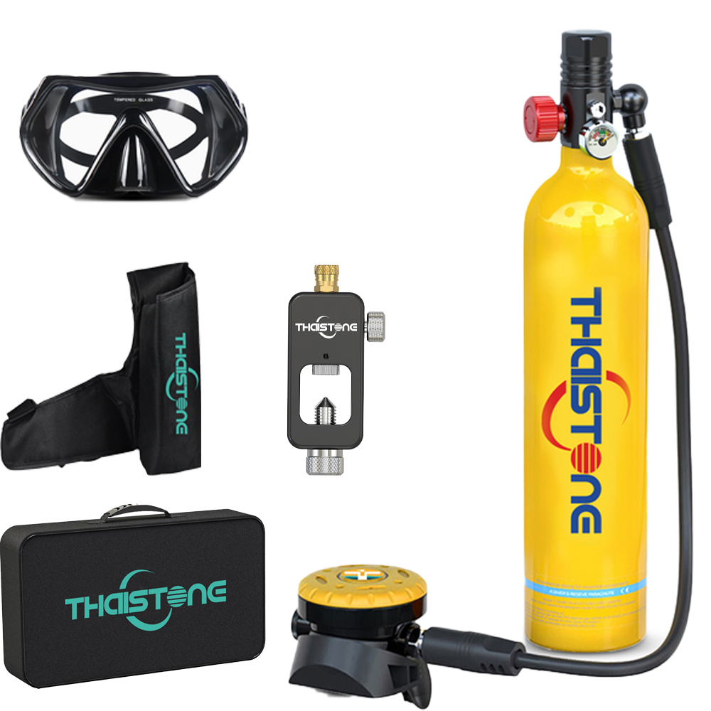 Marine Aquarium Equipment - THAISTONE-1L Tabung Oksigen Selam Portabel Silinder