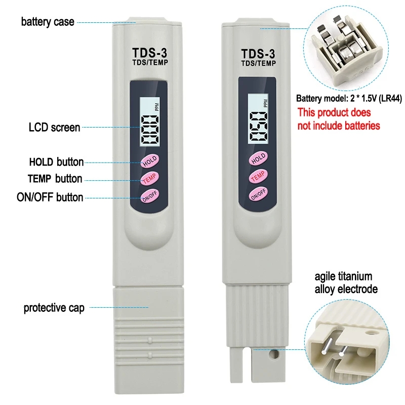 1/3 Buah LCD Portabel Digital  - Marine Aquarium Equipment ulasan dan harga