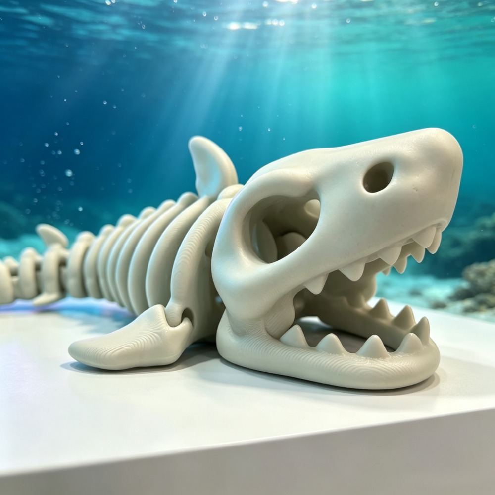 Dekorasi Akuarium Kerangka Hiu - Aquarium Innovative Marine ulasan dan harga