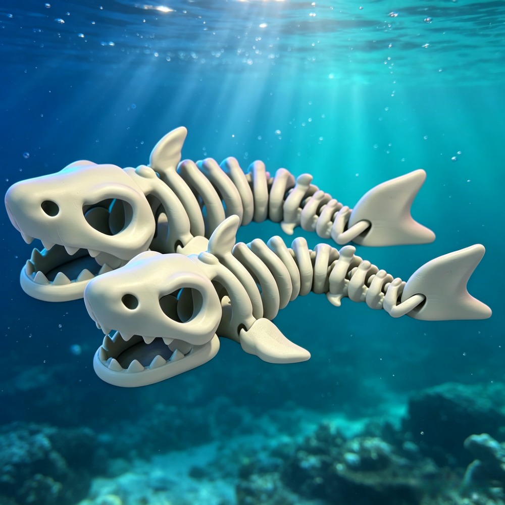 Dekorasi Akuarium Kerangka Hiu - Aquarium Innovative Marine ulasan dan harga