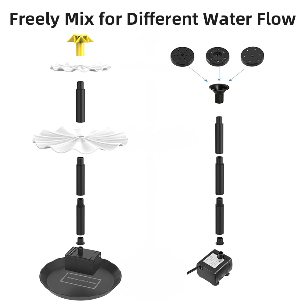 Pompa Air Mancur tenaga surya  - Marine Aquarium Equipment ulasan dan harga