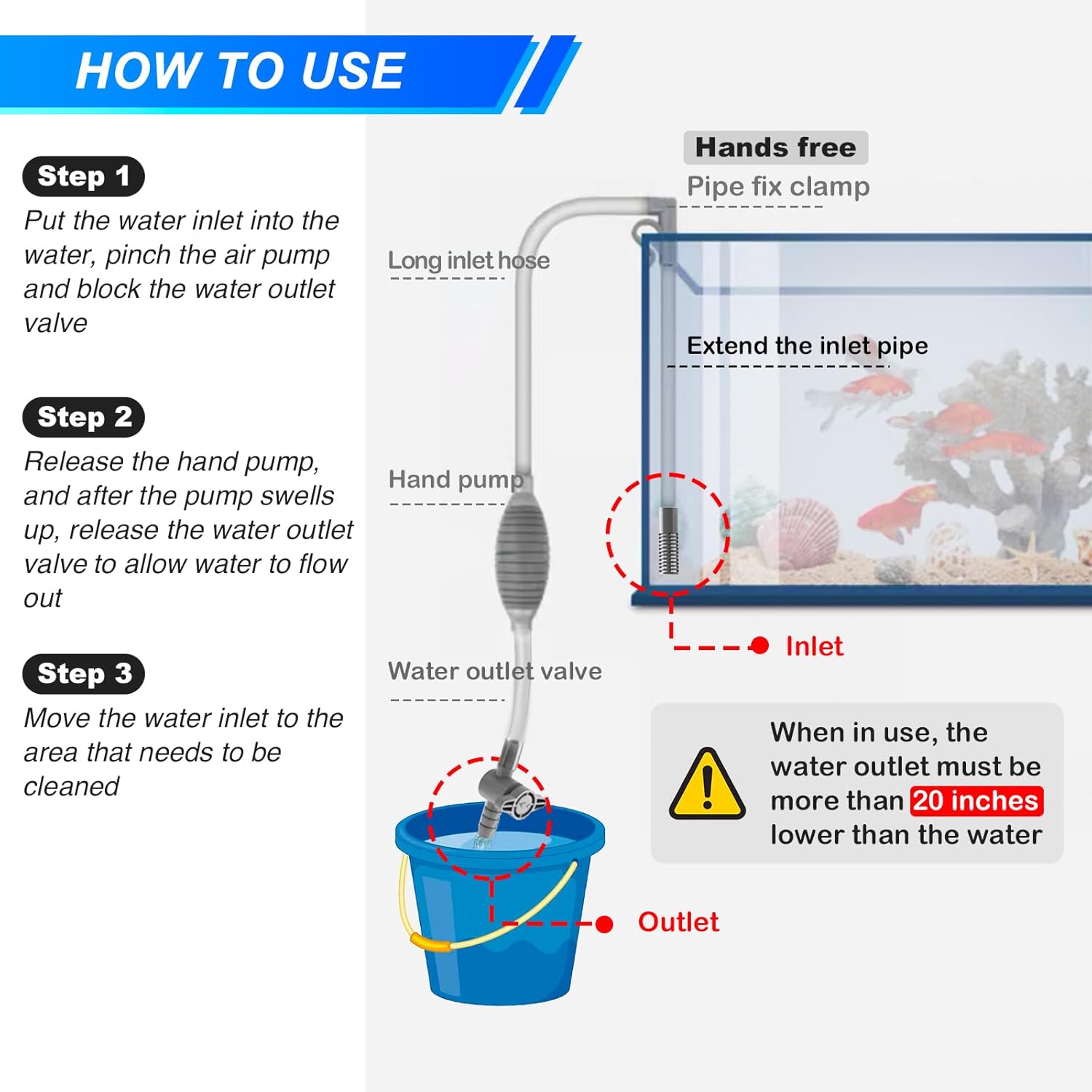 Kit peralatan pembersih akuari - Marine Aquarium Kit ulasan dan harga