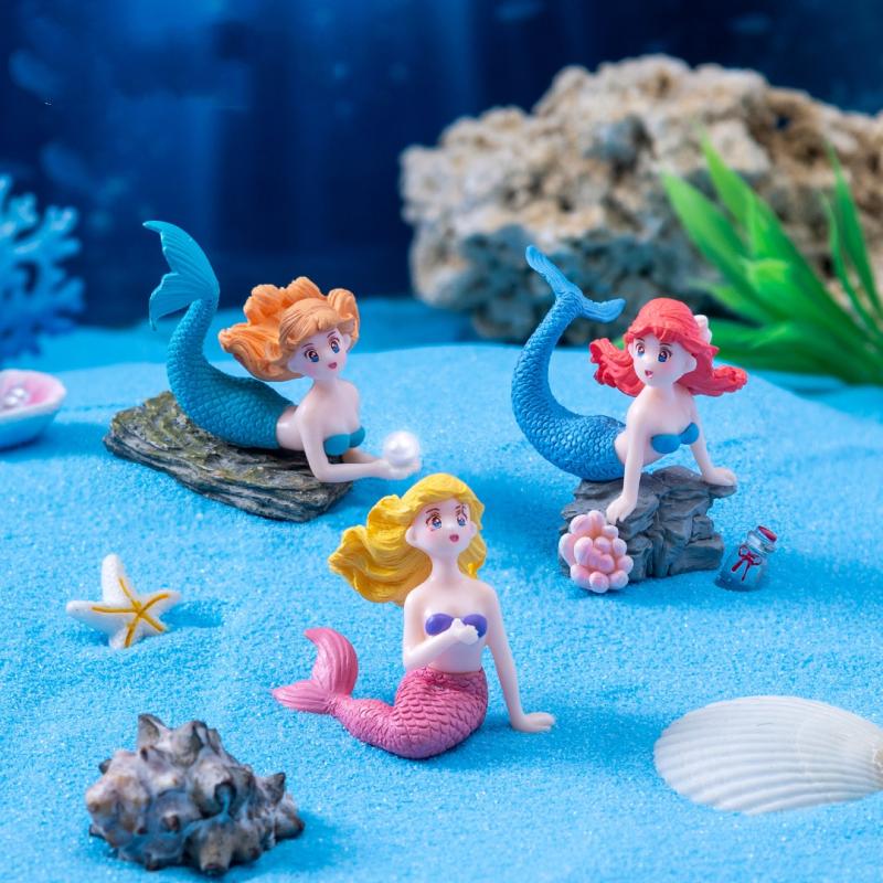 4 Buah Patung Miniatur Hiasan  - Aquarium Innovative Marine ulasan dan harga