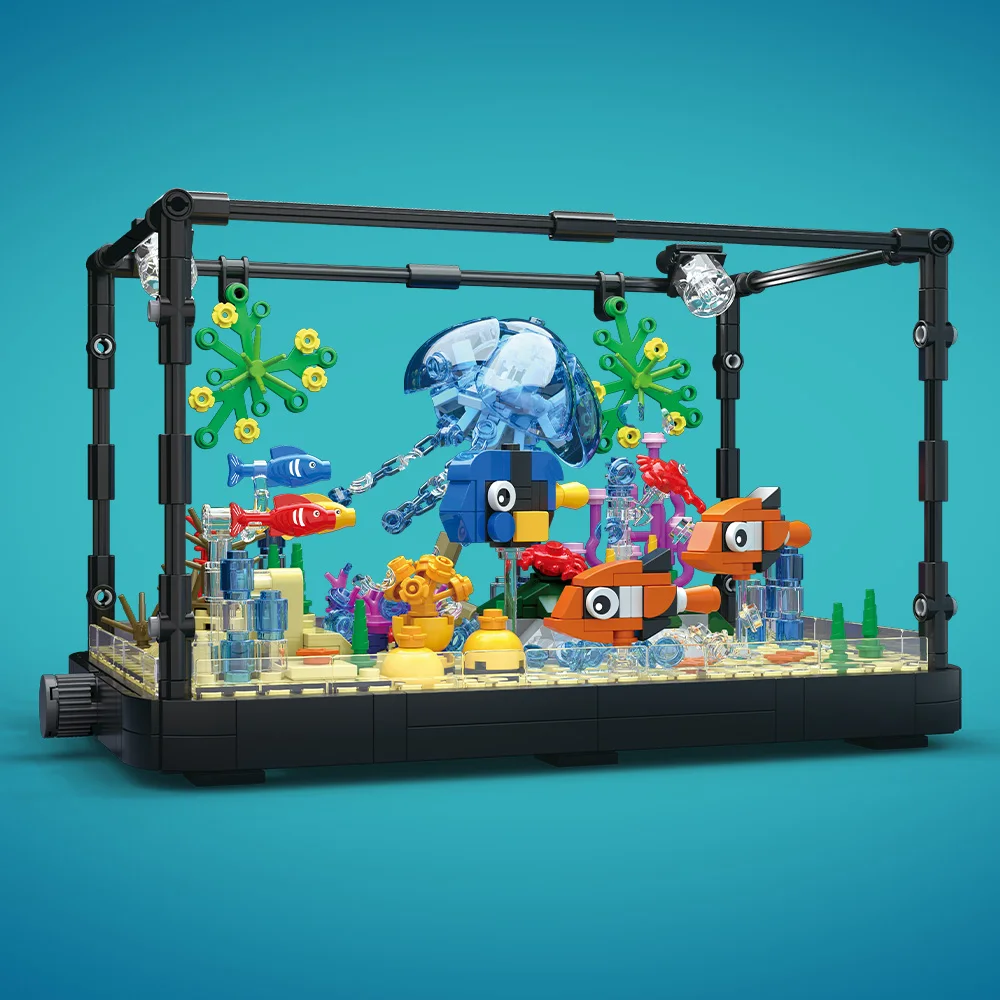 Set Blok Bangunan Akuarium den - Marine Aquarium Kit ulasan dan harga