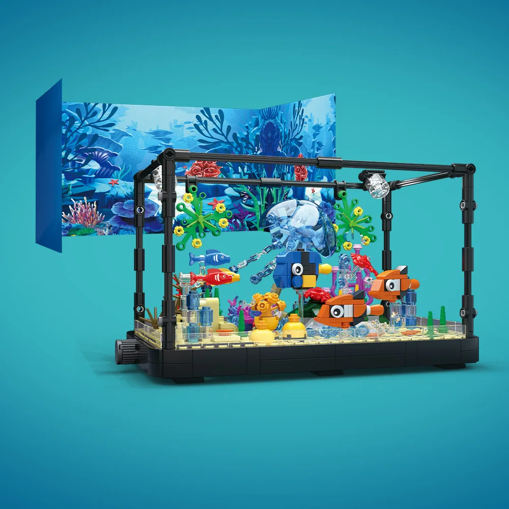 Set Blok Bangunan Akuarium den - Marine Aquarium Kit ulasan dan harga