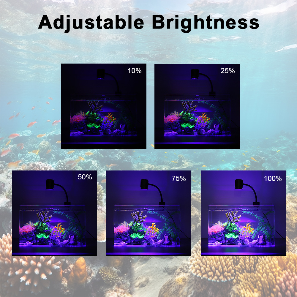 Lampu Akuarium LED Spektrum Pe - Marine Aquarium Uv ulasan dan harga