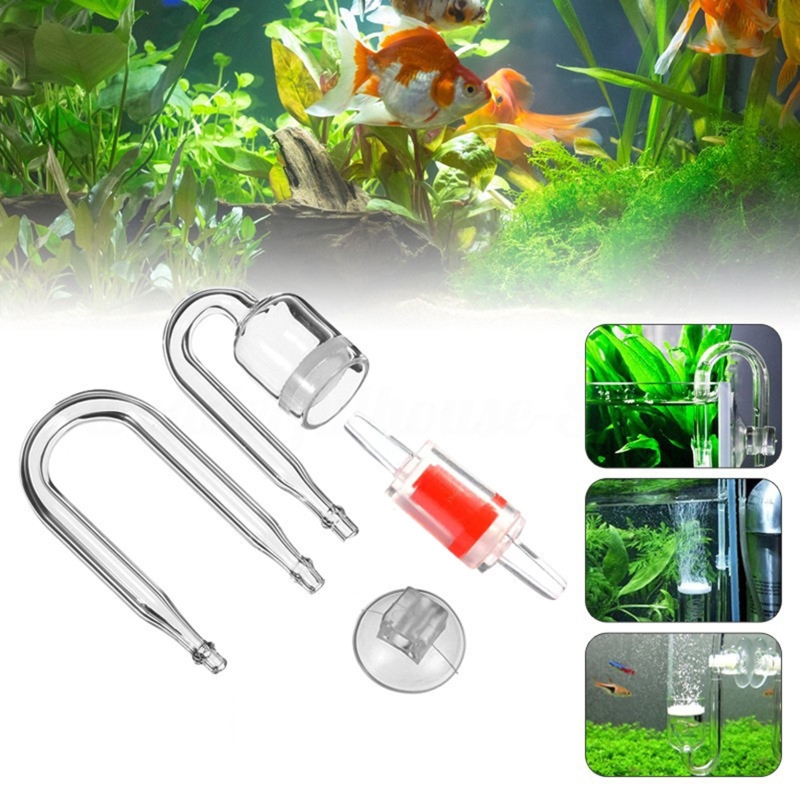 4 buah Set CO2 DIY Diffuser, u - Marine Aquarium Kit ulasan dan harga